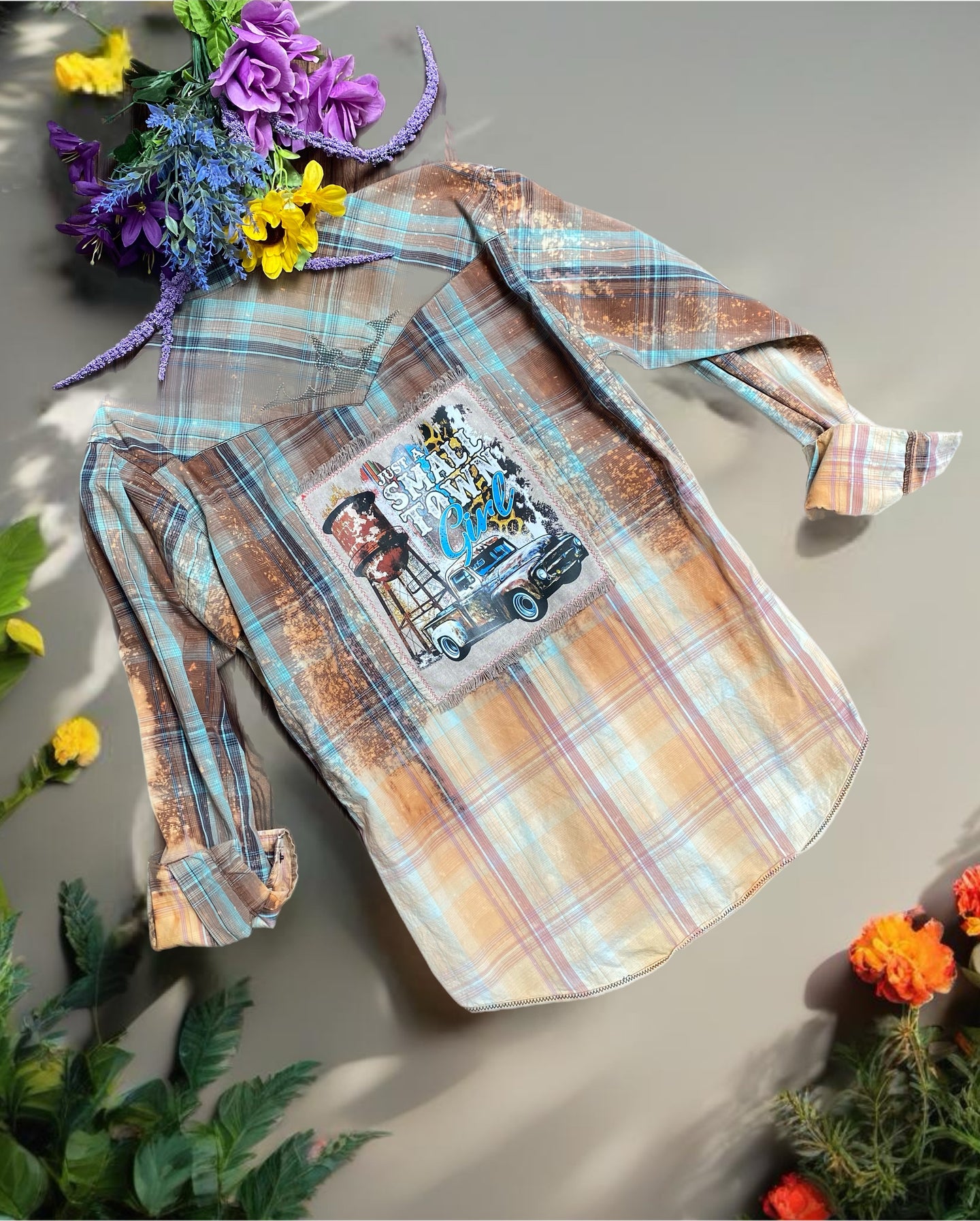 Just a Small Town Girl Flannel