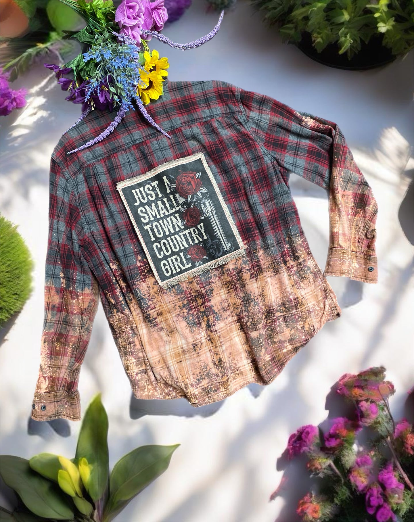Just a Small Town Country Girl Flannel