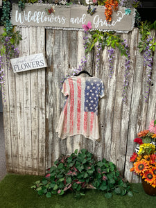 Be Vocal American Flag Top