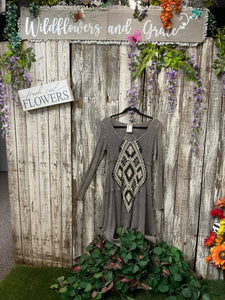 Be Vocal Long Sleeved & Side Flaired Dress