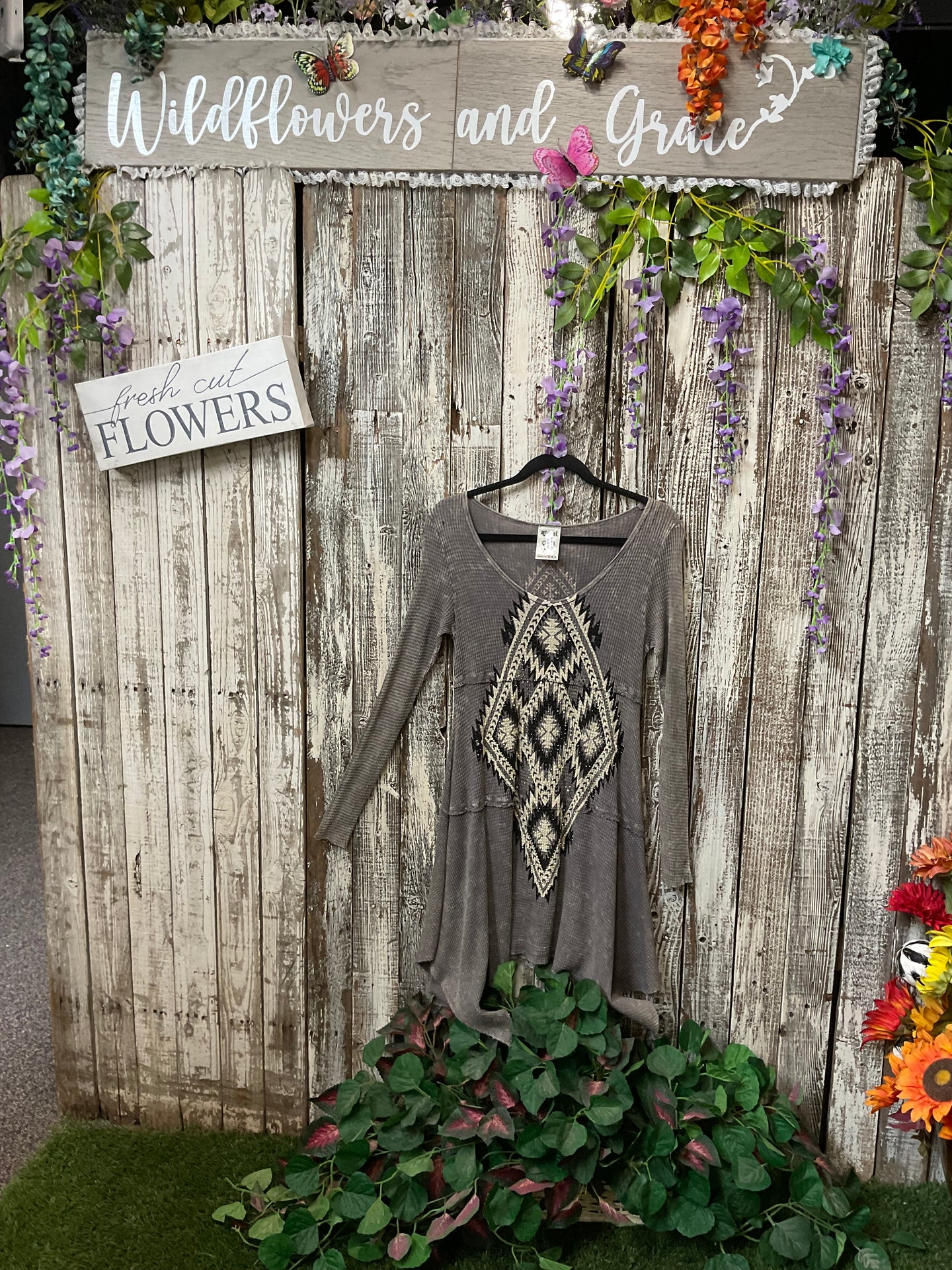 Be Vocal Long Sleeved & Side Flaired Dress