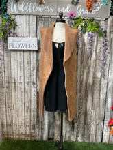 Load image into Gallery viewer, Warm in Suede Vest Cardigan
