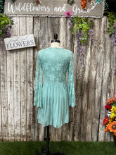 Load image into Gallery viewer, SeaFoam Deep V Short Dress
