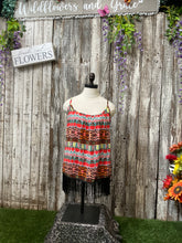 Load image into Gallery viewer, Geos &amp; Tassles Tunic Tank Top
