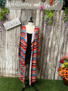 Sunrise Serape Cardigan