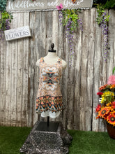 Load image into Gallery viewer, Be Vocal Aztec N Lace Tank Top
