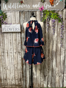 Flowers & Tassels Romper