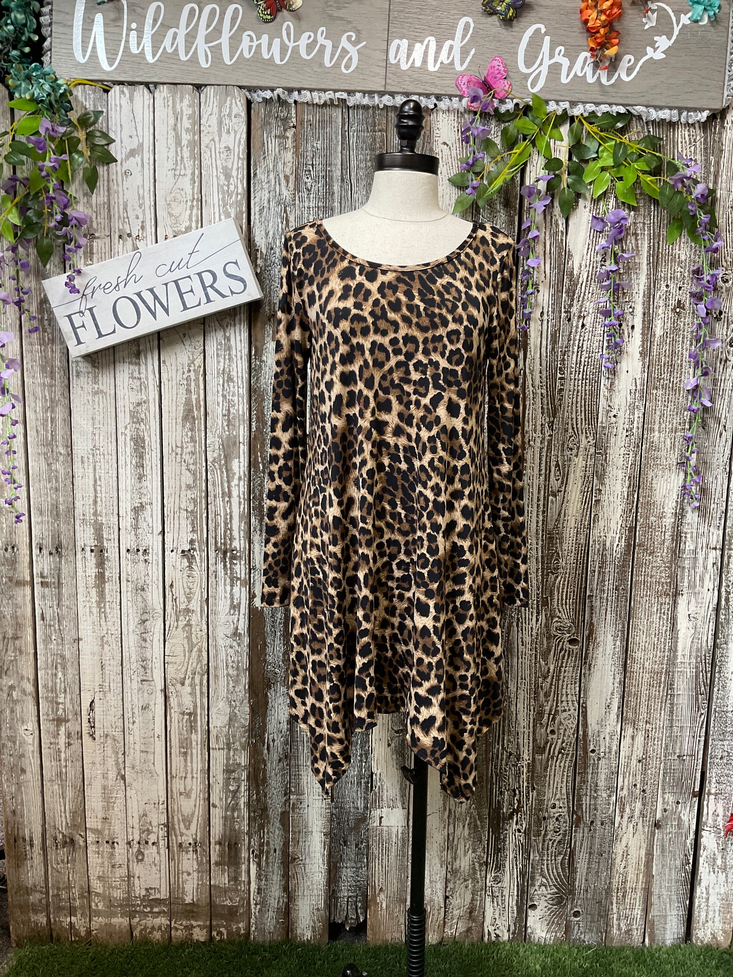 That Leopard Flair Top