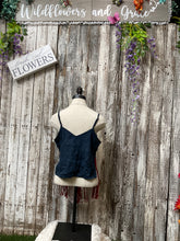 Load image into Gallery viewer, Stars &amp; Fringe Crop Tank
