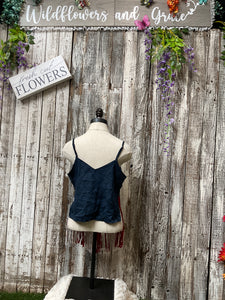 Stars & Fringe Crop Tank