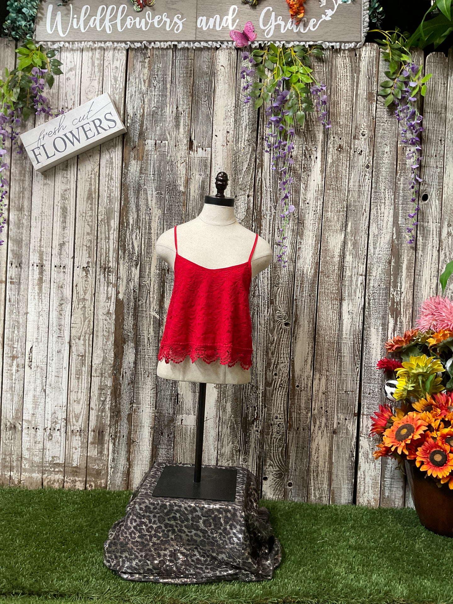 Laced Crop Tank