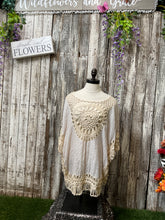 Load image into Gallery viewer, Crochet Laced Manadala Pancho
