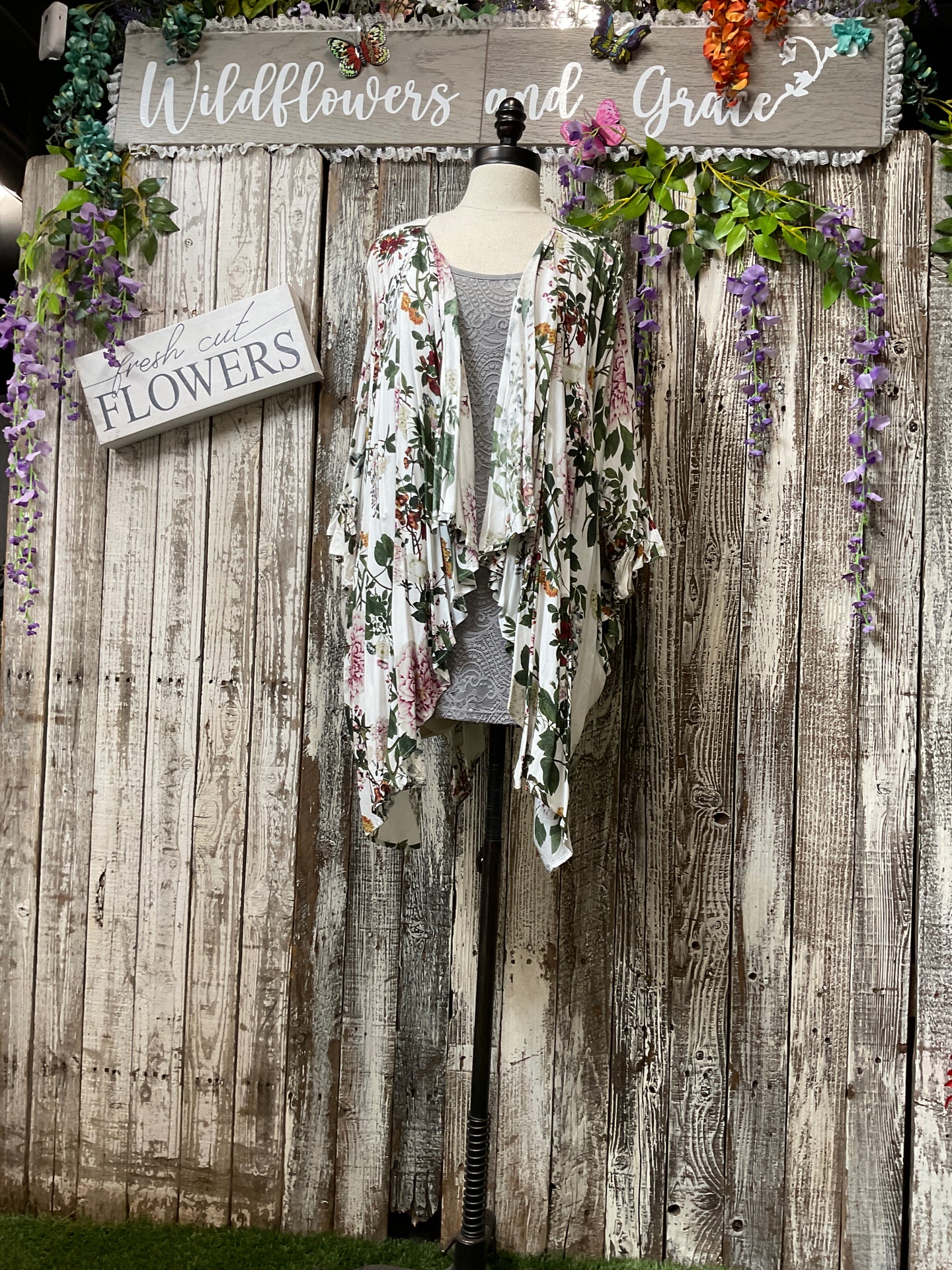 Ruffled Kimono