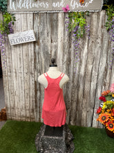 Load image into Gallery viewer, Pink Floral Open Shoulder Tank
