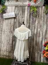 Load image into Gallery viewer, White Off the Shoulder Boho Dress
