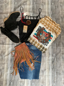 Lucky Heifer Flannel