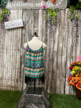 Load image into Gallery viewer, Geos &amp; Tassles Tunic Tank Top
