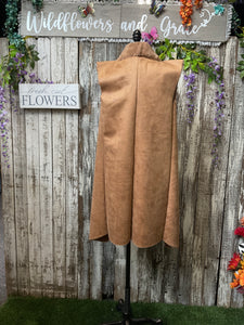 Warm in Suede Vest Cardigan