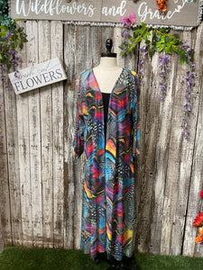 Lucky Butterfly Long Kimono