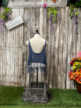 Load image into Gallery viewer, Knits &amp; Tassles Crop Tank
