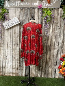 Red Headress Kimono