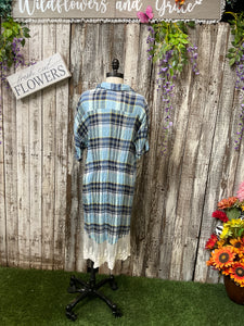 Flannel & Lace Dress