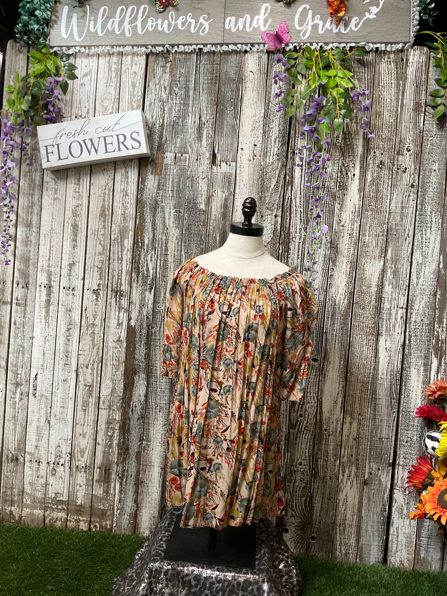 Floral & Flowy Mini Dress