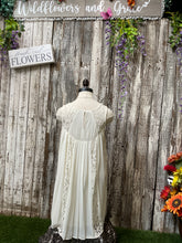 Load image into Gallery viewer, Crème &amp; Lace Flowy Mini Dress
