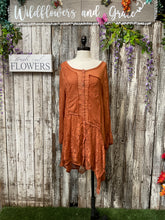 Load image into Gallery viewer, Rusted in Lace Top
