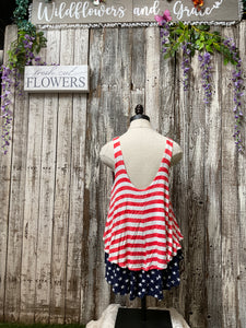 Strips Over Stars Tank
