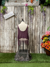 Load image into Gallery viewer, Knits &amp; Tassles Crop Tank
