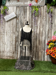 Knits & Tassles Crop Tank