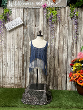 Load image into Gallery viewer, Knits &amp; Tassles Crop Tank
