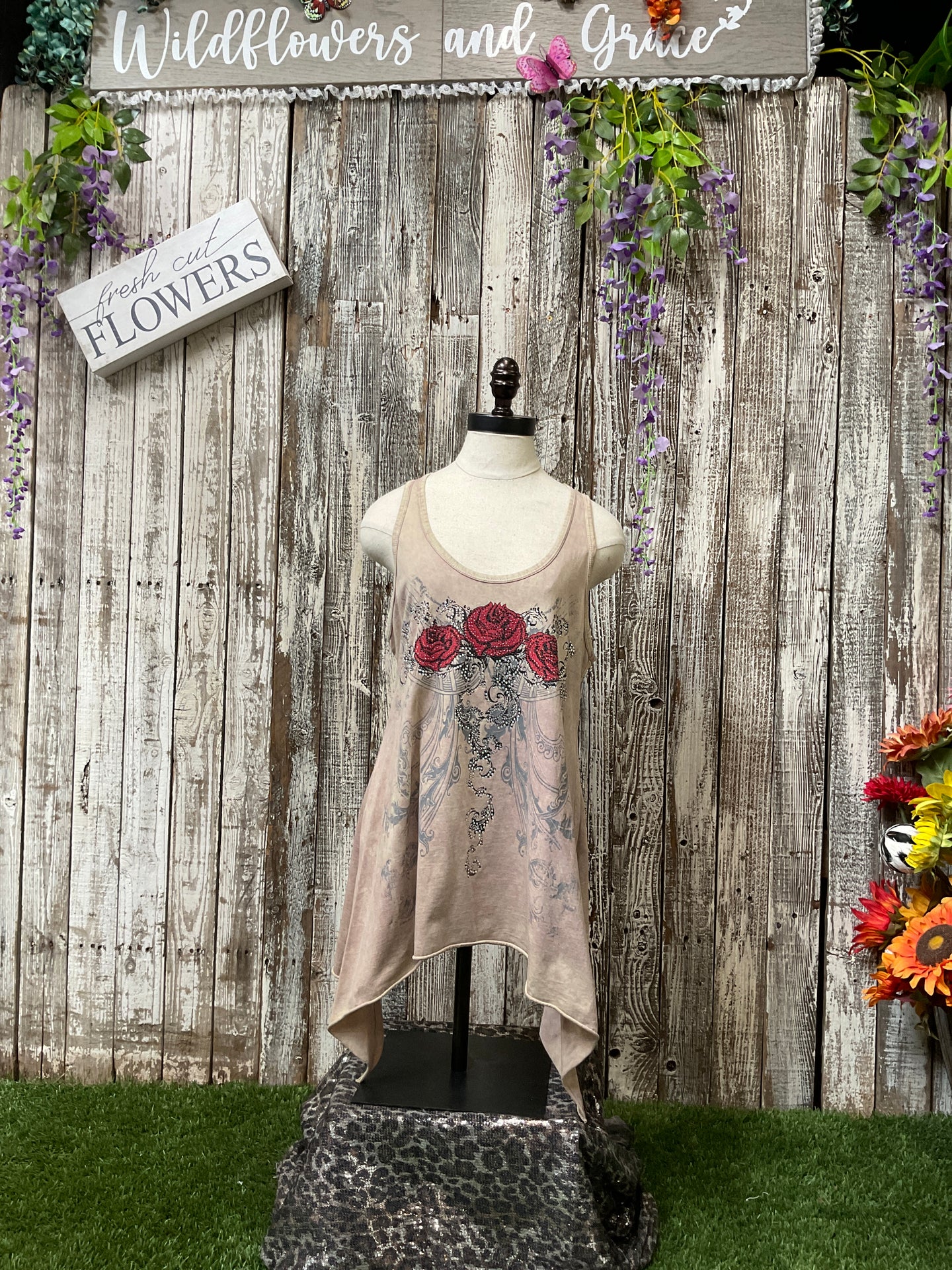 Vocal Roses & Wings Tank