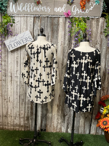 Crosses Off the Shoulder Top