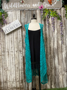 Lace N Flair Kimono Vest
