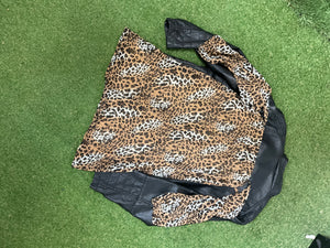 Leopard Off the Shoulder Mini Dress