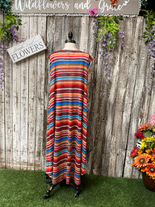 Sunrise Serape Vest Cardigan