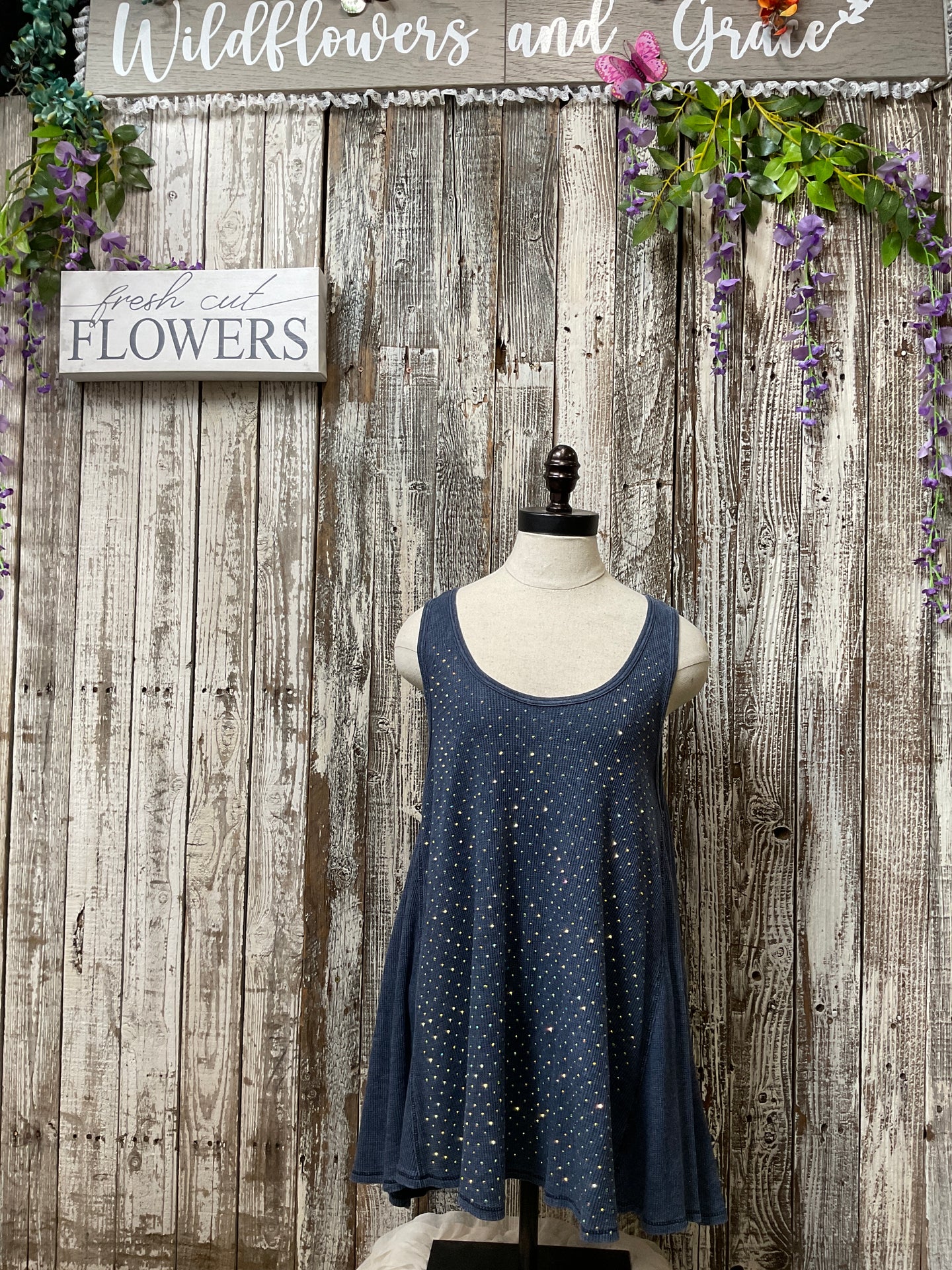 Be Vocal in Blue Tank
