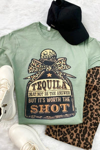 Tequila Shot Tee Artichoke