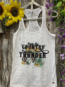 Hear The Country SunFlowers & Steer